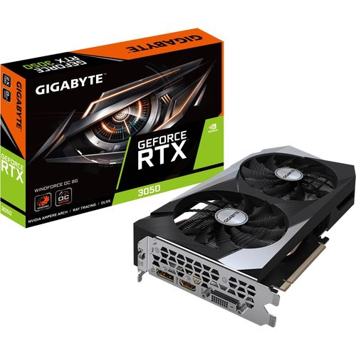 GeForce RTX 3050 WINDFORCE OC 8G, Grafikkarte