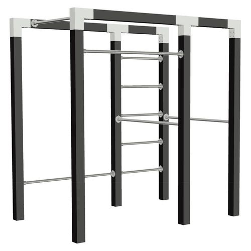 Plus Outdoor Fitness Modell 2 138 x 220 x 210 cm schwarz