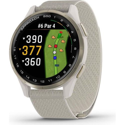 Garmin Approach S50 Golfuhr in Creme