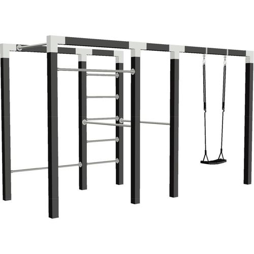 Plus Outdoor Fitness Modell 3 138 x 220 x 380 cm schwarz