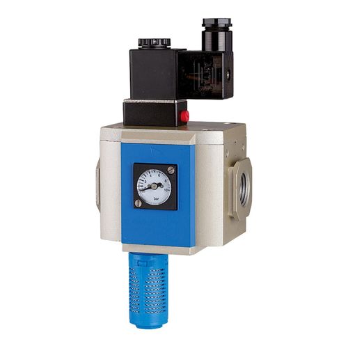 Riegler 3/2-Wege-Anfahrventil »G«, 24 V DC, BG 400, G 3/8, PE 2,5 - 9 bar (GA 32.2)