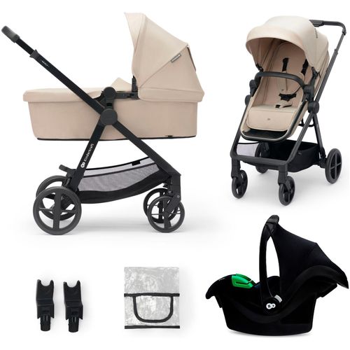 Kombi-Kinderwagen KINDERKRAFT "NEWLY 3IN1 MINK PRO", Kinder, beige (sand beige), Kinderwagen
