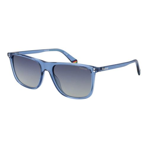 Polaroid blaue Plastik-Sonnenbrille