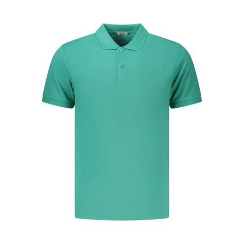 Coveri Bewegendes Grünes Baumwoll-Herrenpolo