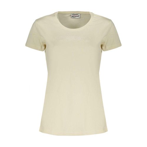 Freddy Beige Katoenen Dames T-shirt