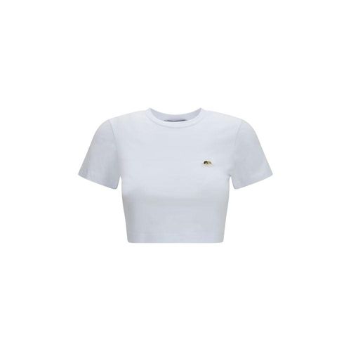 Fiorucci Weißes Baumwoll-T-Shirt