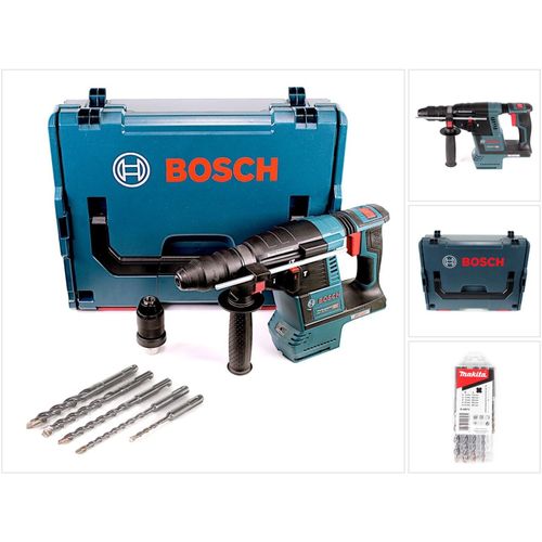 Bosch GBH 18V-26 F Akku Bohrhammer 18V 2,6J SDS-Plus in L-Boxx mit 5 SDS-VPlus Hammerbohrer