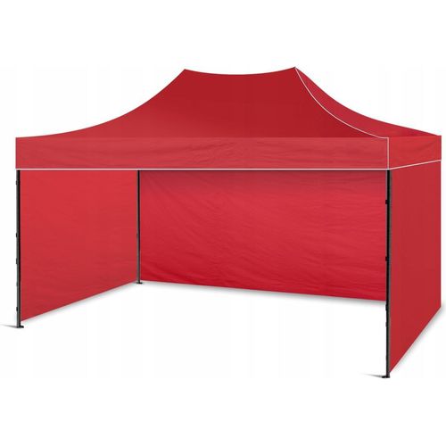 Ekspand | Faltzelt S4 - 2x3m - Rot - Wetterfest, Stabil, Ideal für Veranstaltungen, Garten