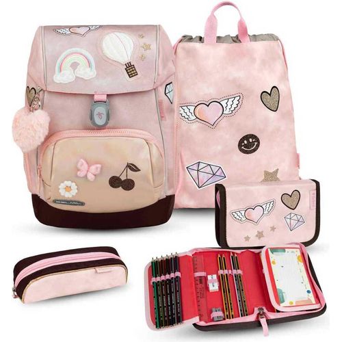 Belmil Comfy Plus Premium Schulranzen Set 4-teilig "Glam"
