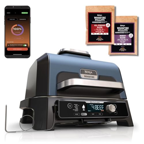 Ninja Elektrogrill Und Smoker Woodfire Pro Connect XL OG901EU