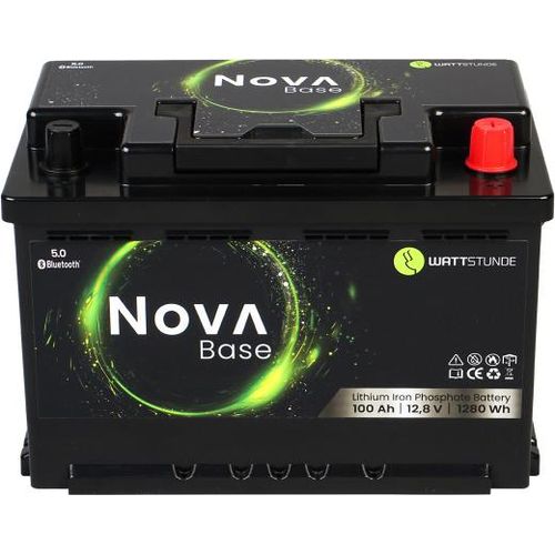WATTSTUNDE NOVA Base Batterie 12,8V 100Ah 1280Wh LiFePO4