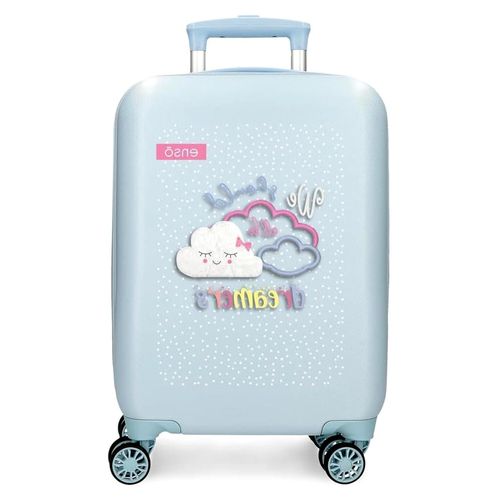 Dreamer Kabinenkoffer, Blau, 33 x 50 x 20 cm, starr, ABS, 33 l, 2 kg, 4 Doppelrollen, Handgepäck, blau, Kabinenkoffer