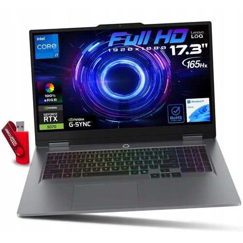 Lenovo LOQ 17IRX10 Intel i7 16GB 2TB SSD FHD IPS RTX W11 GAMING Laptop