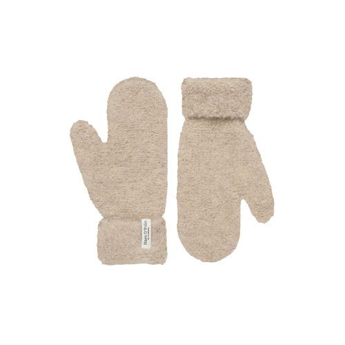 Fäustlinge MARC O'POLO "aus Wolle-Alpakawolle-Mix", Damen, chalky mauve melange, Obermaterial: 64% Wolle, 28% Alpaka, 8% Polyester, unifarben, Handschuhe Fäustlinge