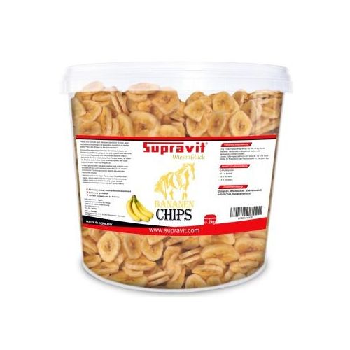 Supravit Bananenchips 2kg Eimer Pferdeleckerli
