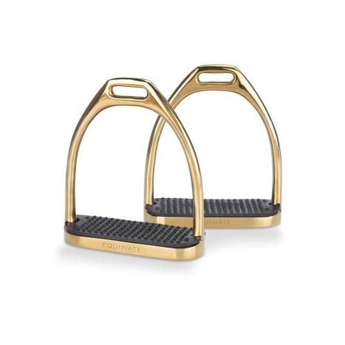 Equinate Steigbügel Luna gold 12 cm