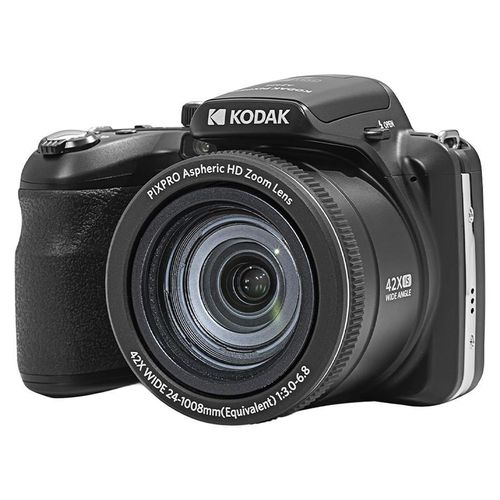 Kodak, Bridgekamera AZ425 mit 42x Zoom Full HD inkl. Akku und Etui, Schwarz