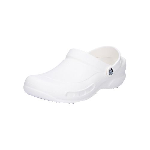 Clog CROCS "Bistro Clog", Damen, Gr. 37, weiß, Obermaterial: 100% Sonstiges Material (Ananasfaser) AM_PF ., Schuhe Clog