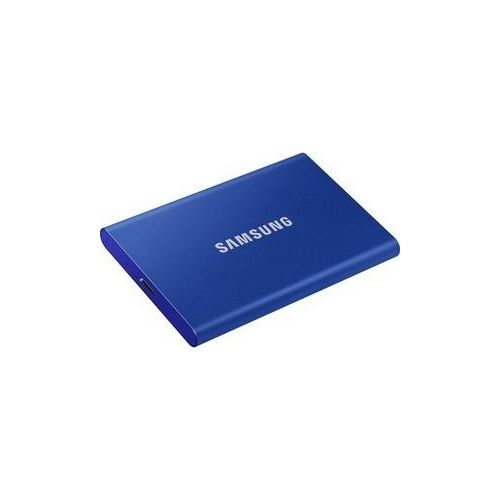 Samsung Portable SSD T7, 2 TB, USB Typ-C, 3.2 Gen 2 (3.1 Gen 2), 1050 MB/s, Passwortschutz, Blau