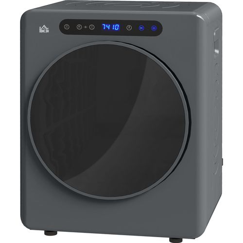 Kompakter Wäschetrockner 3 kg, 6 Programme, 40-60°C, Touch-Bedienung, Grau