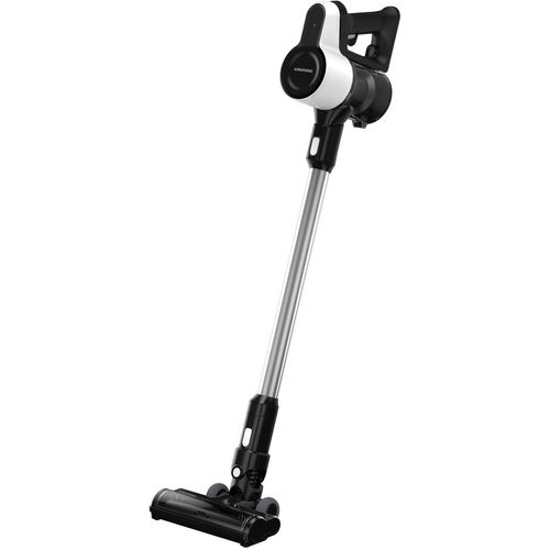 GRUNDIG Akku-Hand-und Stielstaubsauger "VCP 4130, 45min Akkulaufzeit, 2 Saugkraftstufen", schwarz-weiß (weiß, schwarz), B:26,5cm H:126cm T:23,2cm, Akkusauger, Kabelloser 2‑in‑1 Akku‑Staubsauger mit 21,6V & 45 Min Laufzeit, Akku-Hand-und Stielstaubsauger