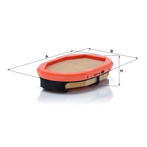 MANN-FILTER Sekundärluftfilter cf2125