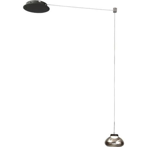 Arabella - Geräucherte dezentrale Pendelleuchte - Fabas Luce - 8W dimmbare LED - Dezentrale Montage