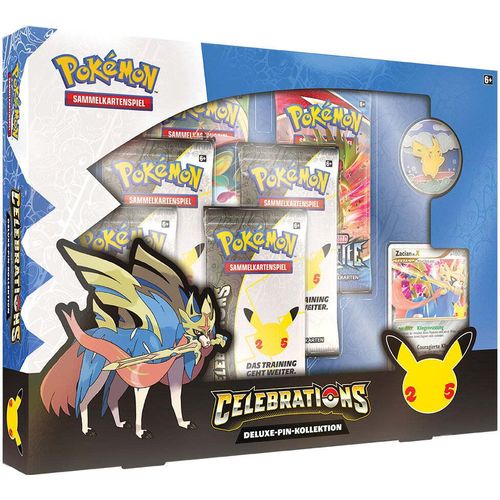 Pokémon Celebrations Pin Kollektion - Zacian LV.X - deutsch