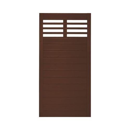 Zaun Teilelement Konsta Style 90 x 180 cm braun