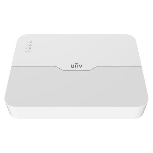 Gravador NVR Uniview 8 Kanäle 4K PoE Weiß - UV-NVR301-08LS3-P8