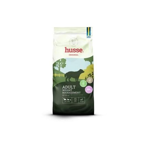 husse Adult Weight Management, 14 kg (vorher OPTIMAL LIGHT) | Maßgeschneiderte Ernährung für Hunde mit Neigung zu Gewichtszunahme. Super Premium, eine Rezeptur für übergewichtige Hunde aller Rassen oder für Hunde, die zu Gewichtszunahme neigen.