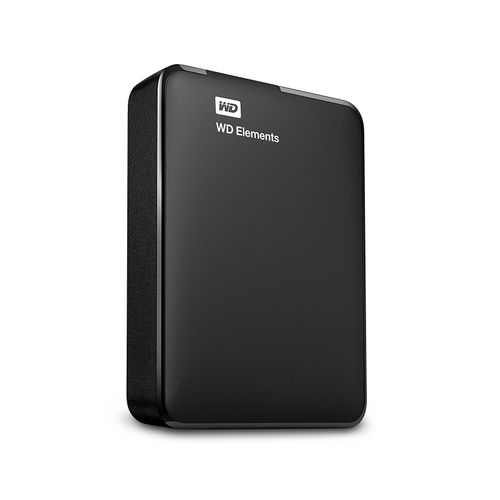 WD (Western Digital) Elements Portable 4 TB, 2.5 Zoll, HDD, USB 3.2 Gen 1, Schwarz
