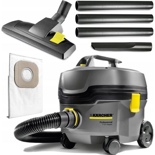 Karcher Einfunktionsstaubsauger T 7/1 Classic 850W 2M Schlauch, 3X Rohr, Tasche