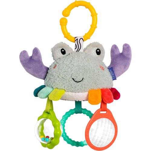 Mobile FEHN "Mini-Mobile Krabbe", bunt, Mobilés, BabyB:18cm H:7,4cm L:22cm, Softvelour, B:18cm H:7,4cm L:22cm