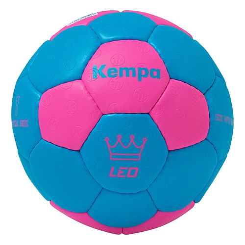 Handball KEMPA "Handball Leo Kids" Gr. 1, kempablau, pink, Bälle, Kinder, 1