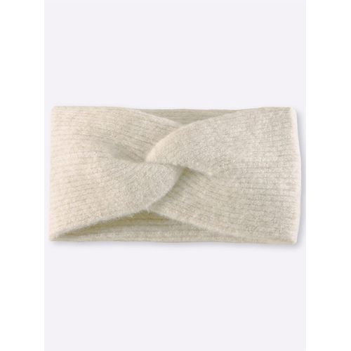 Stirnband CASUAL LOOKS, Damen, weiß (beige), Elasthan, Mützen Stirnband