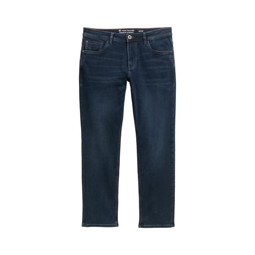 TOM TAILOR Herren TTMARVIN STRAIGHT Jeans mit Superstretch, blau, Uni, Gr. 30/34