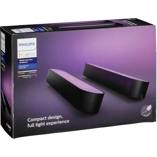 Philips Hue Play Lightbar Doppelpack LED schwarz