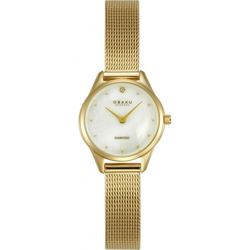 Uhr Obaku Women's Gold Obaku-V297SXGWMG