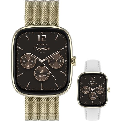 Uhr Garett Women's Gold Garett-5904238485033