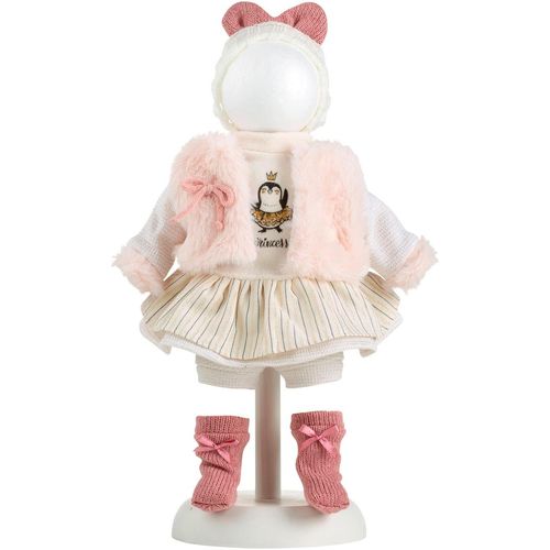 Puppenkleidung LLORENS "Kleiderset Pinguin, 35 cm", bunt, Puppenkleidung, Kinder
