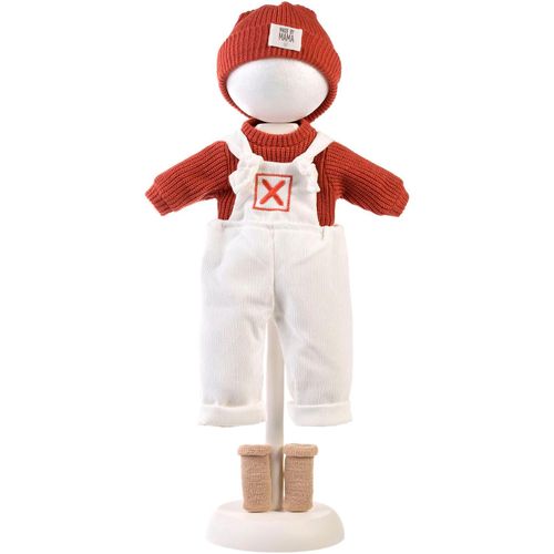 Puppenkleidung LLORENS "Kleiderset Latzhose, 42 cm", bunt, Puppenkleidung, Kinder