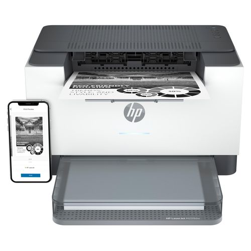 HP M209DW Schwarz-Weiß-Laserdrucker, WLAN, LAN, Duplexdruck, 29 Seiten/Min., A4, 150 Blatt