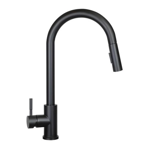 Nettlife Küchenarmatur, Schwarz, Metall, 5x42x42 cm, Küchen, Küchenausstattung, Küchenarmaturen