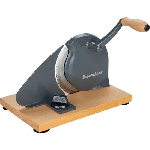 Zassenhaus Brotschneidemaschine manuell, grau