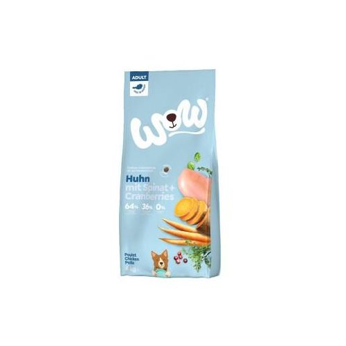 WOW Adult Huhn mit Spinat 2x6 kg