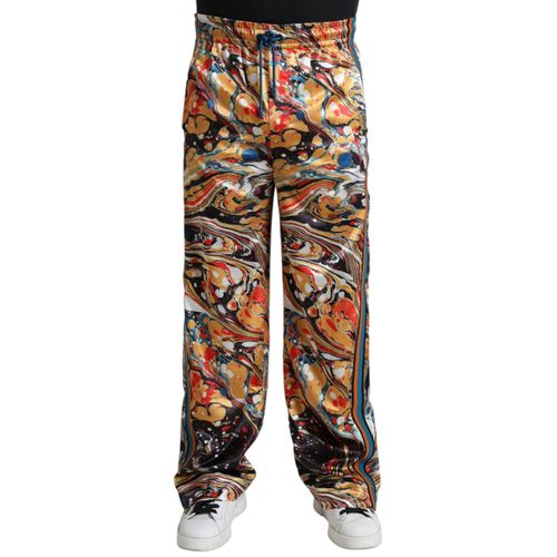 Gevlekte Print Broek Casual Stijl