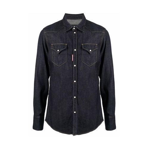Hennep Western denim overhemd