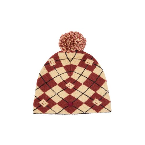 Argyle-muts van wolmix