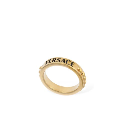 Metalen ring met logo